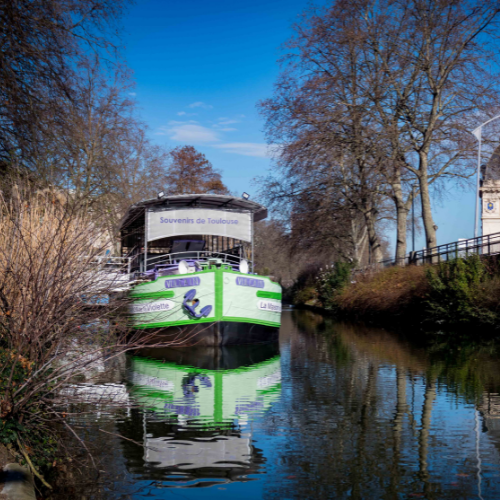 Our shop and barge